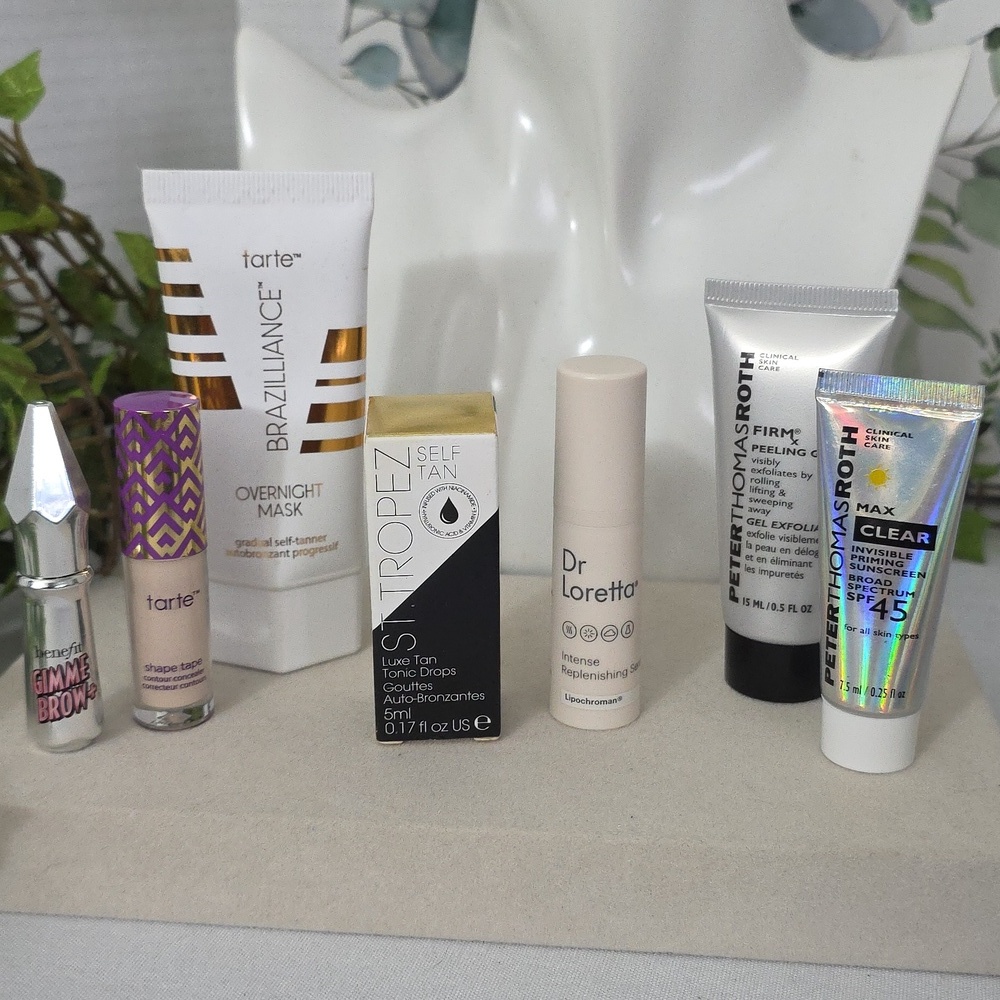 Bundle Of Sample Size Tarte St Tropez Peter Thomas Roth Benefit  New